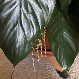 Hello Adorn Swing Drop Earrings